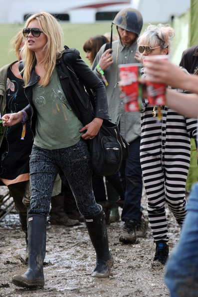 Kate Moss at Glastonbury 2011