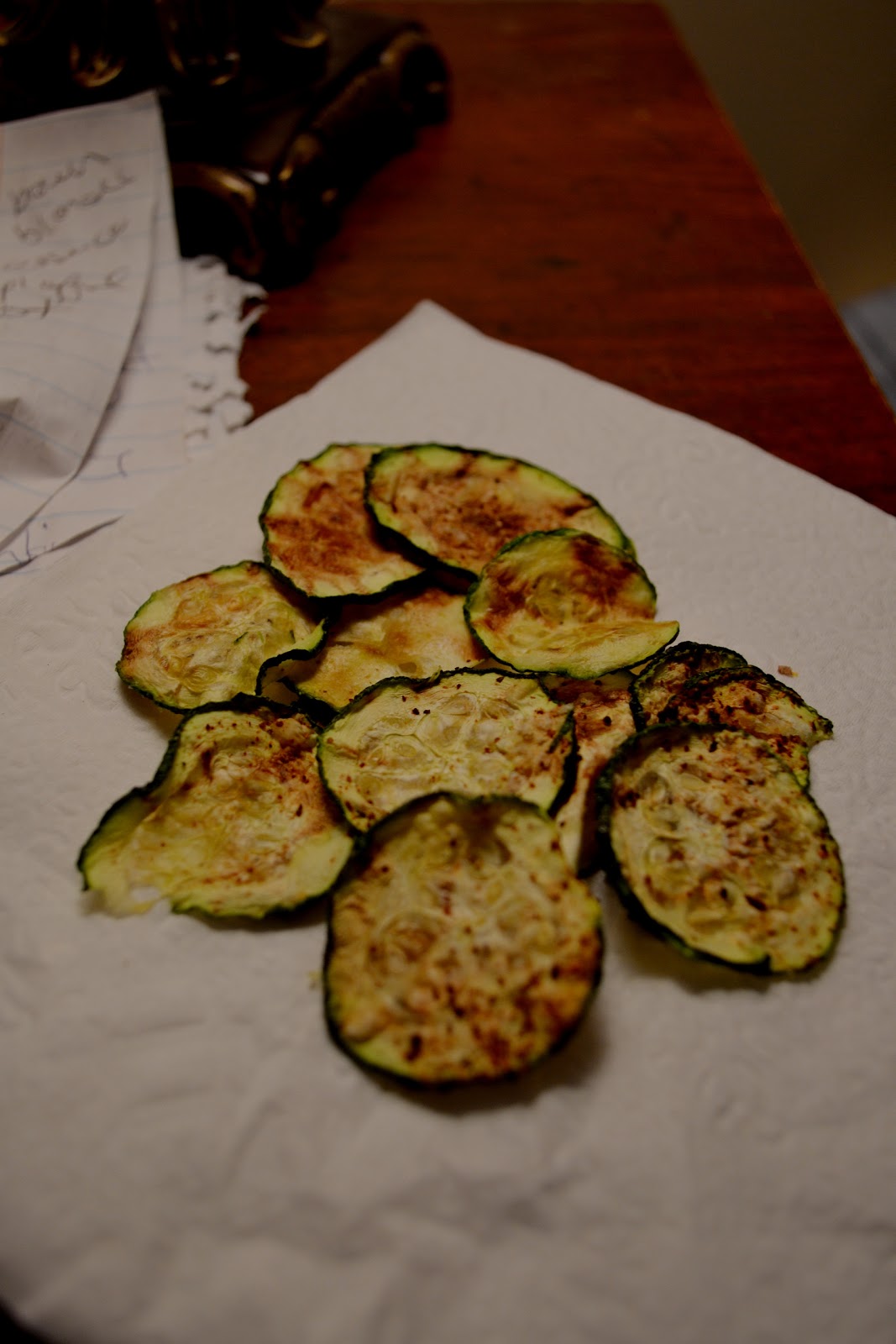 Simple Savory & Satisfying Yellow Squash Chips