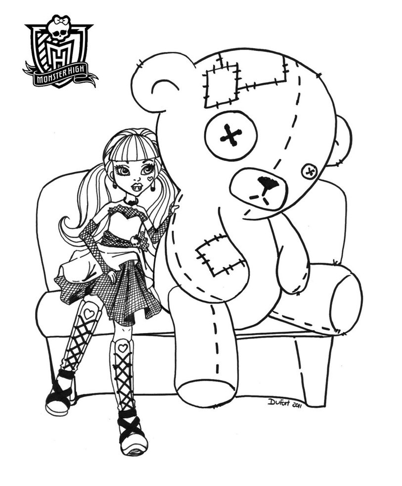 Jogos de Pintar Monster High 3