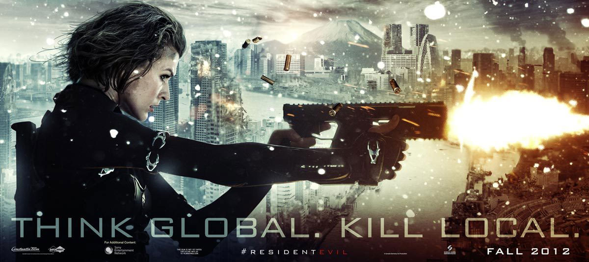 Take a look to the official movie posters of Resident Evil 5 Retribution