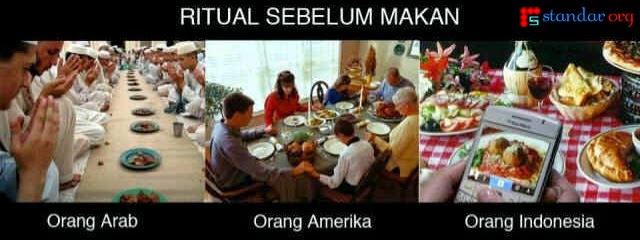 Beda Ritual Sebelum Makan, Beda Maksud, Apa Tujuan Anda..??