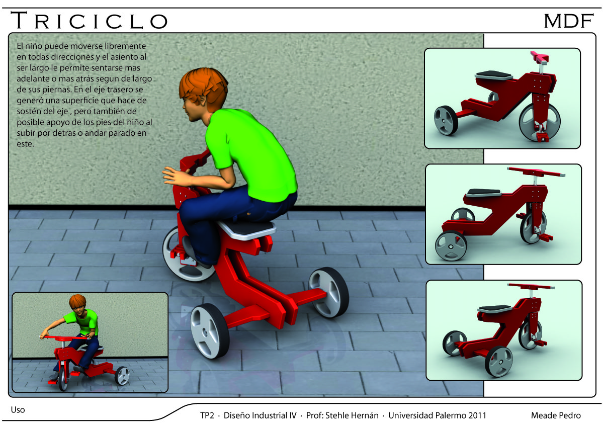 triciclo mdf