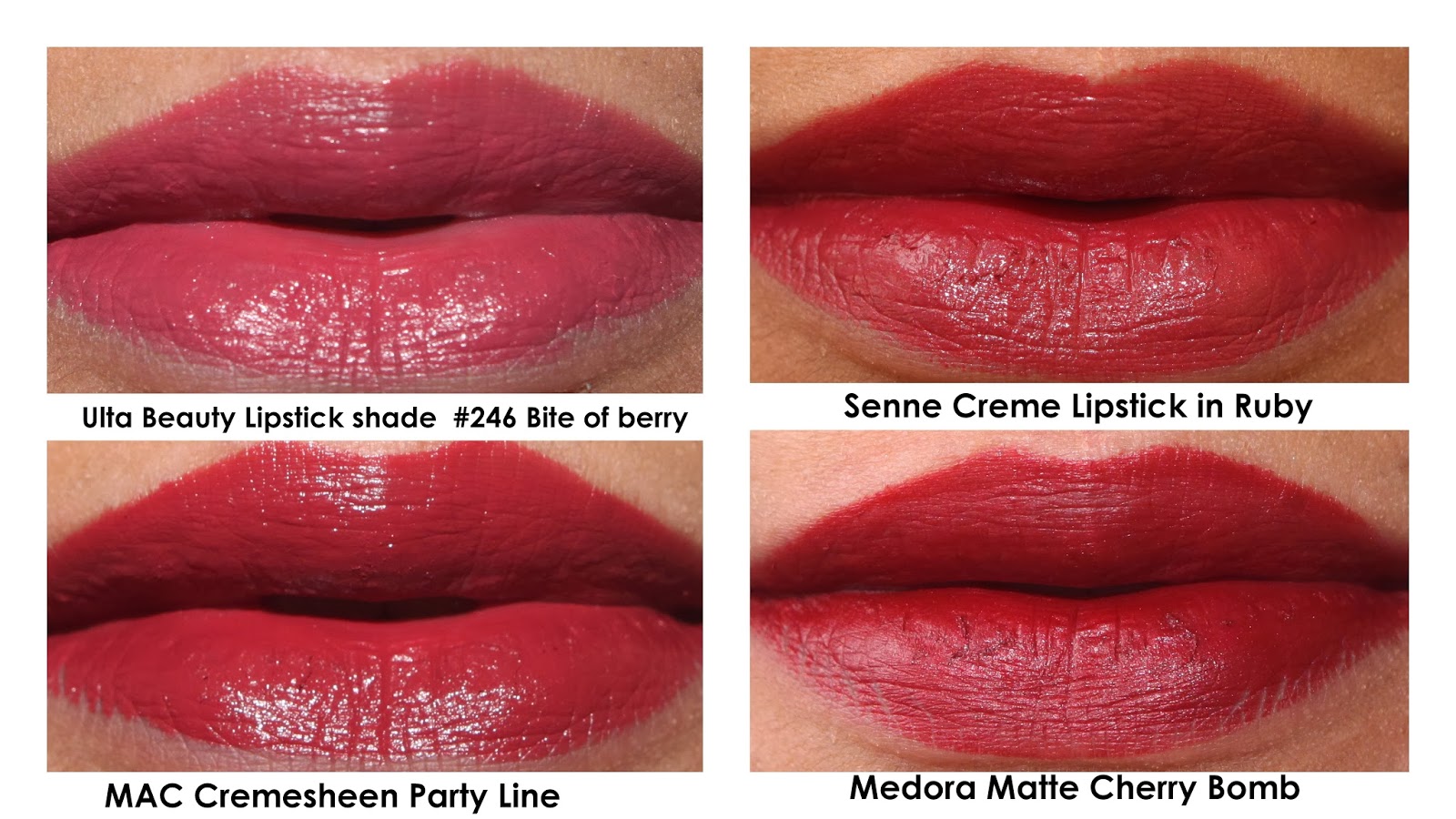 Best Berry Lipsticks And Swatches My Top 7 Glossicious by Sarah