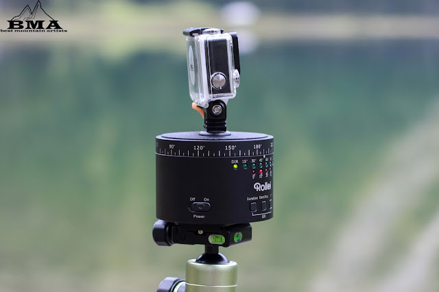 Rollei ePano360 Eieruhr Gopro Time-lapse Timelapse Actioncam rotierender Schwenkkopf Panoramakopf Panoramagerät Panoramaschwenkkopf Elektronischer Kameradrehteller
