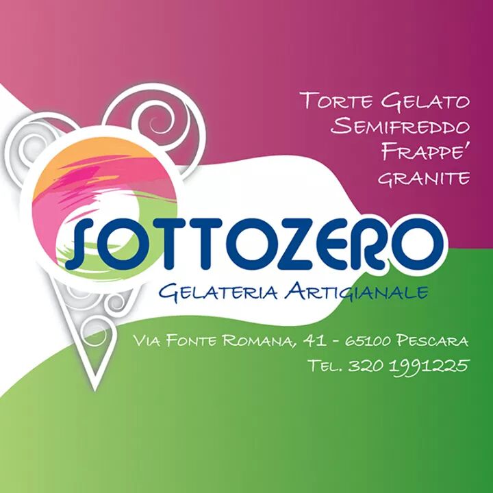 Gelateria Yogurteria Sottozero, anche torte gelato, semifreddo, frappe, granite, Via Fonte Romana 4