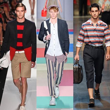 Ropa con rayas moda para los hombres 2013