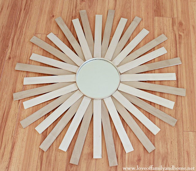 DIY Sunburst MIrror