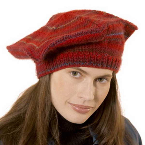 free knitting pattern: ladies knitted hat patterns