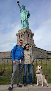 Estatua de la Libertad Visitando State Island