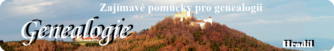 Zajímavé pomůcky pro genealogii