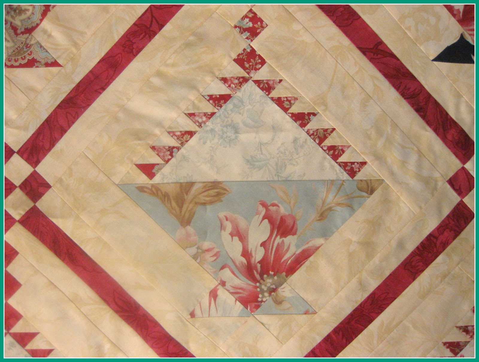 T. in the Burg Hanging Basket Quilt