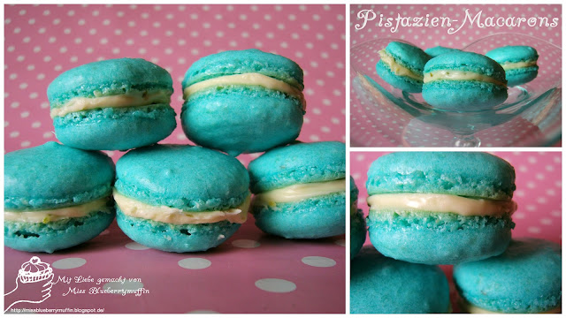 Pistazien-Macarons (Klappe die erste)