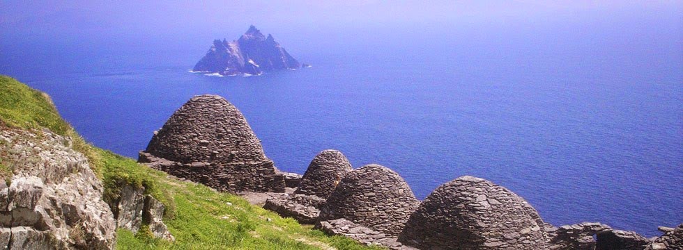 La isla de Skelling Michael en Irlanda