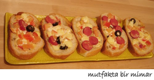 mutfakta bir mimar EKMEK PİZZA