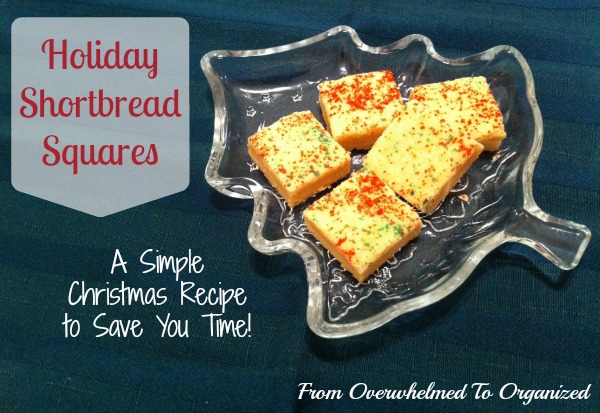 Holiday Shortbread Squares: A Simple Christmas Recipe | From