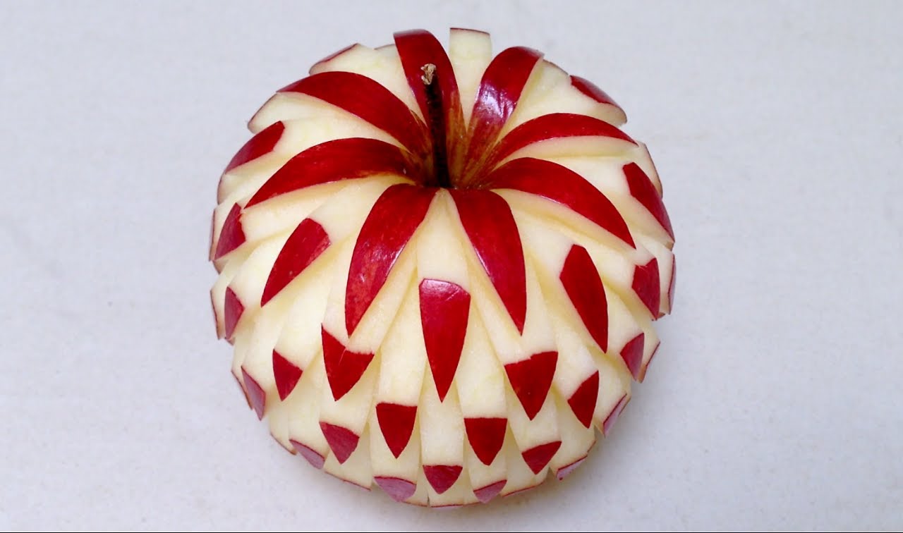 awesome apple carving food
