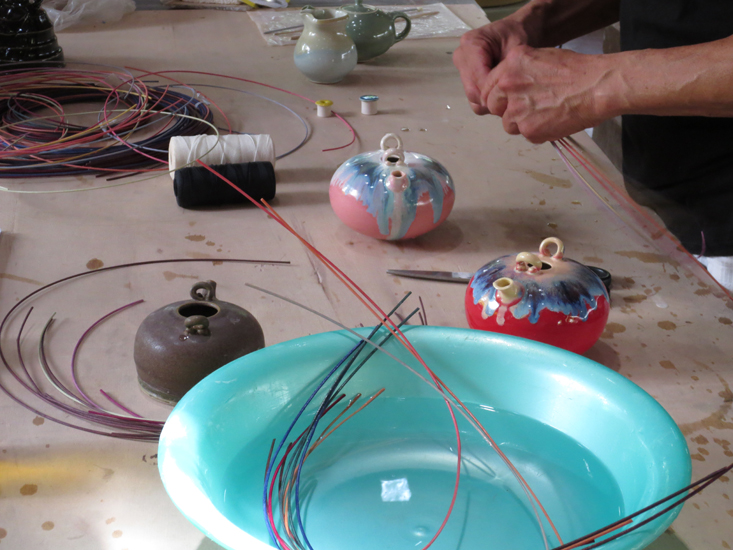 Gaya Ceramic Arts Center Fong Choo at Gaya CAC (glaze firing result from small kiln)