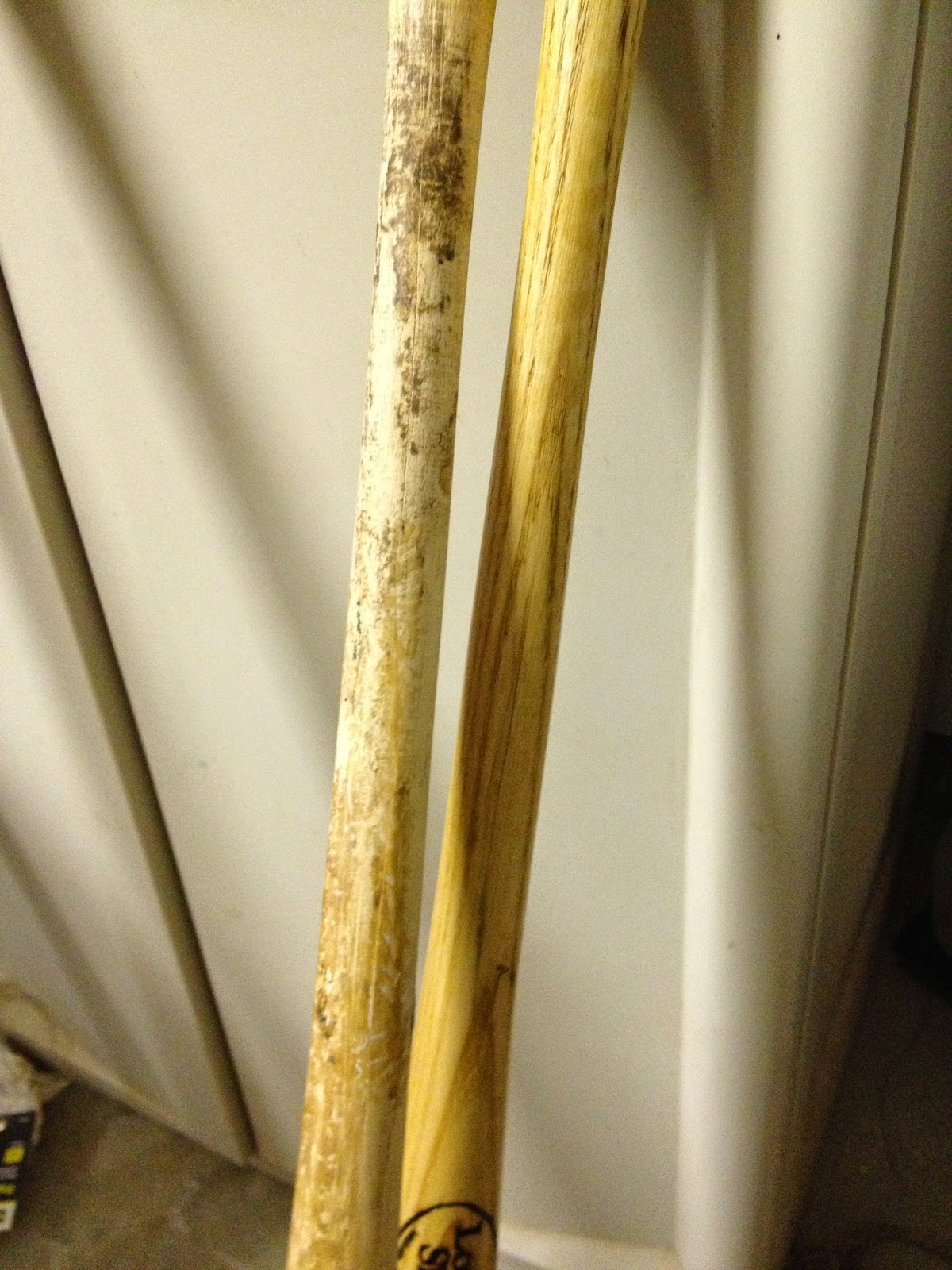 How not to DIY Repurposed Baseball Bats