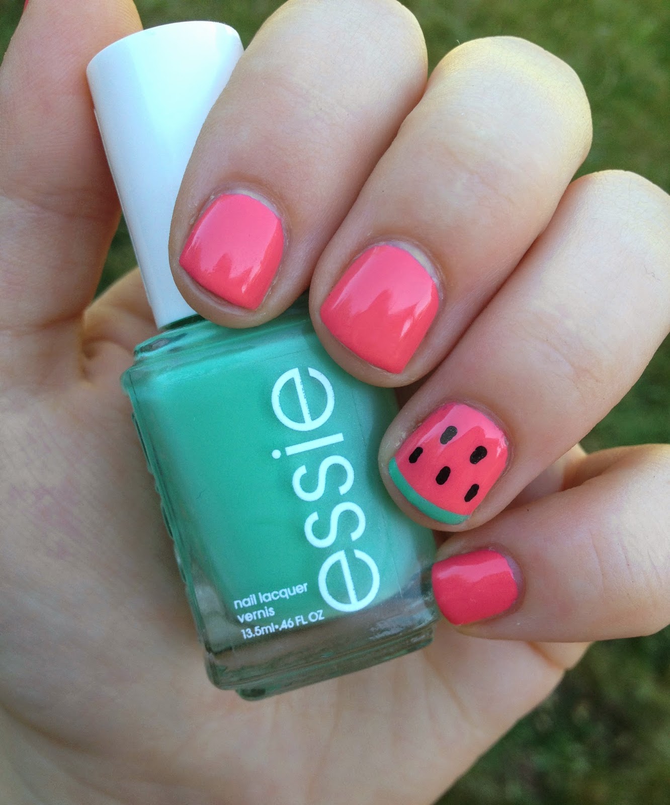Watching for Pigs on the Wing: DIY Watermelon Nails