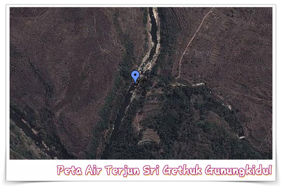 Peta Lokasi Sri Gethuk Gunungkidul Yogyakarta peta sri gethuk gunungkidul