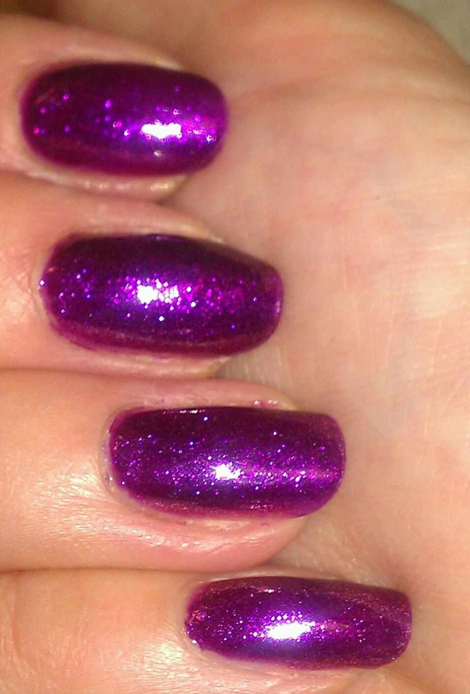 Glitter Mountain 2 True Crystal Nail Polish Shade 4 Regal Purple