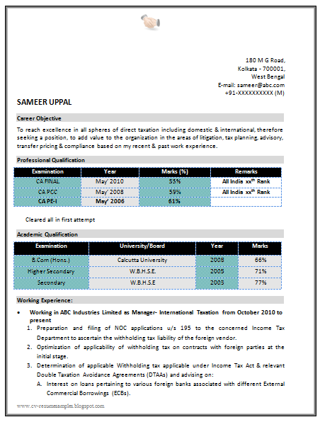 cover letter in resume for fresher
