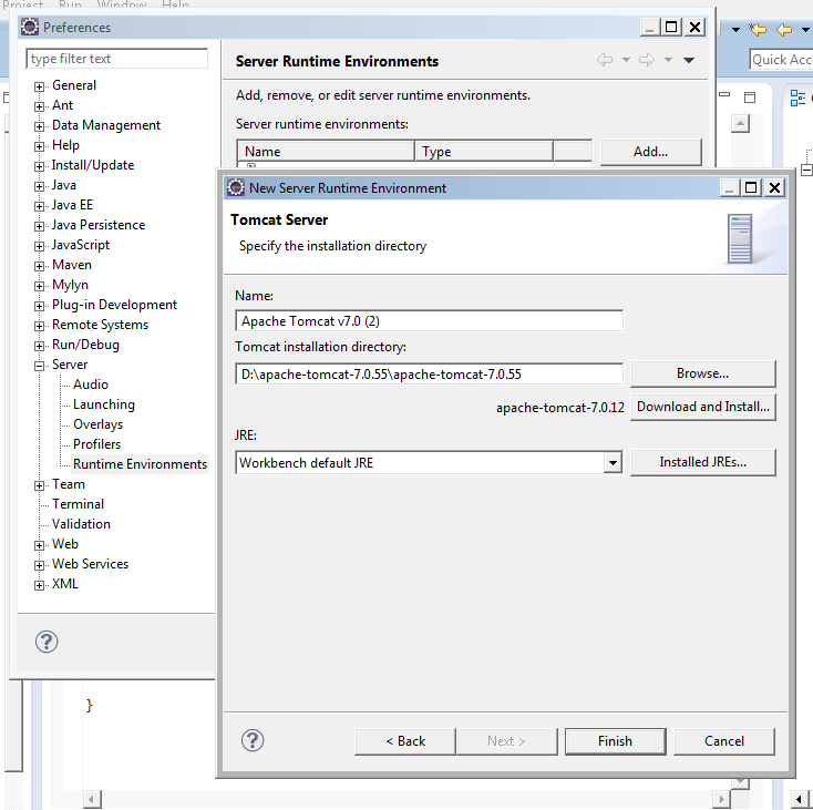 Axis2 Runtime For Eclipse