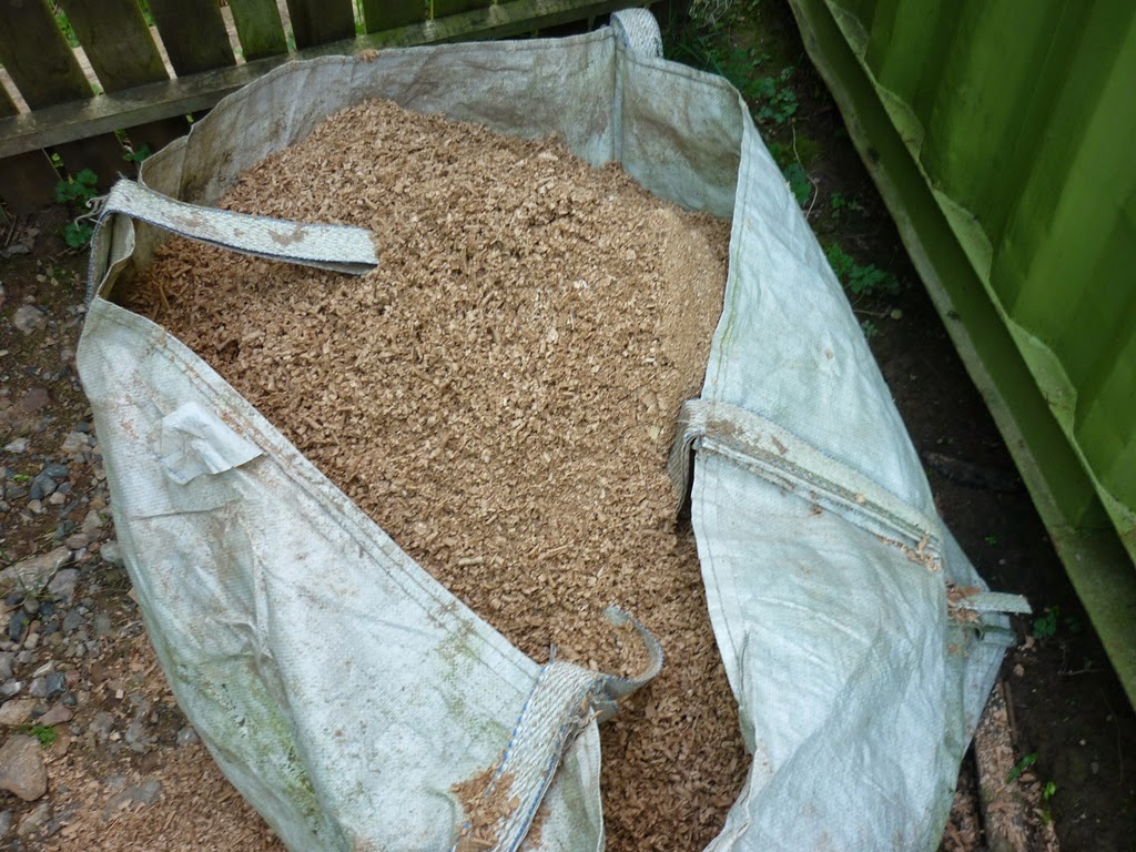 An English Homestead What to do with Sawdust?