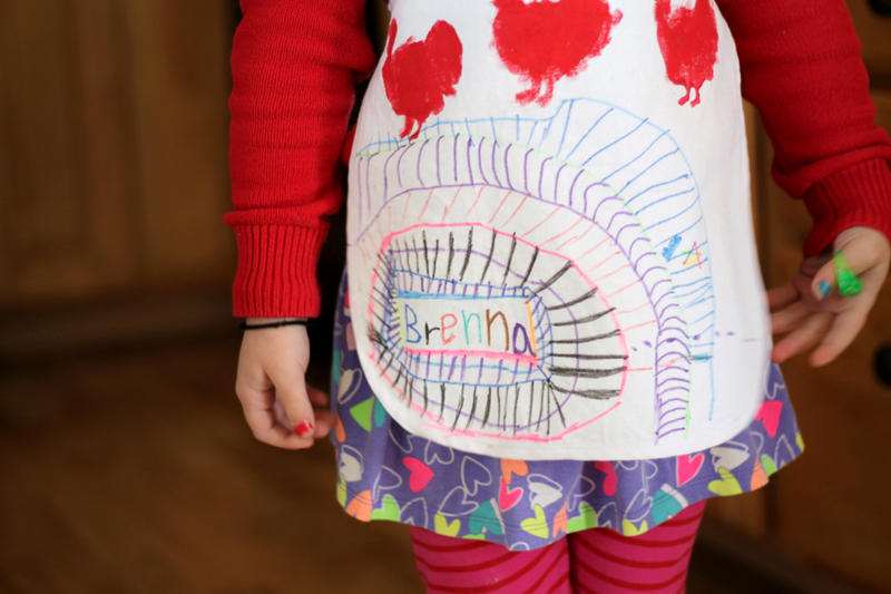 crafting with kids block printed apron tutorial imagine gnats