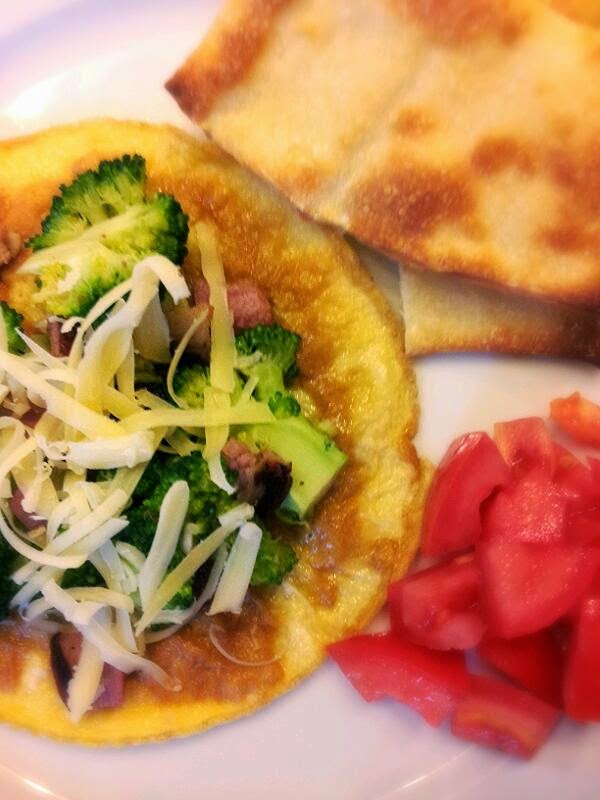 Love, Thyme and Honey Broccoli Omelette