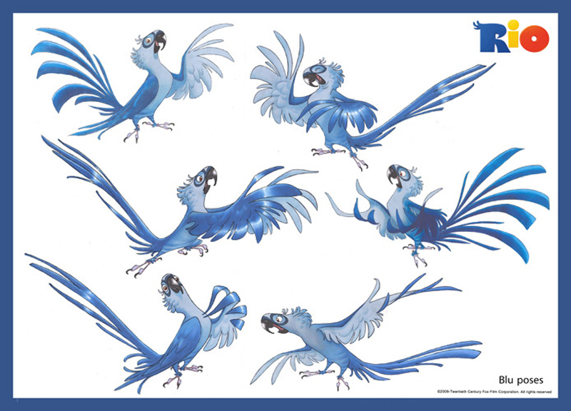 Living Lines Library: Rio (2011) - Character Design