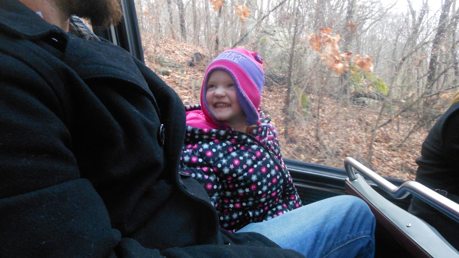 enjoying the incline ride