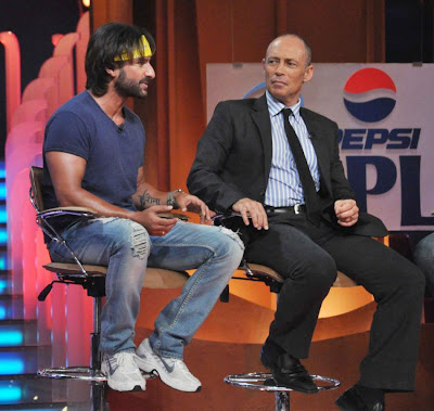  Saif Ali Khan promotes 'Go Goa Gone' at the IPL 6 Extra Time