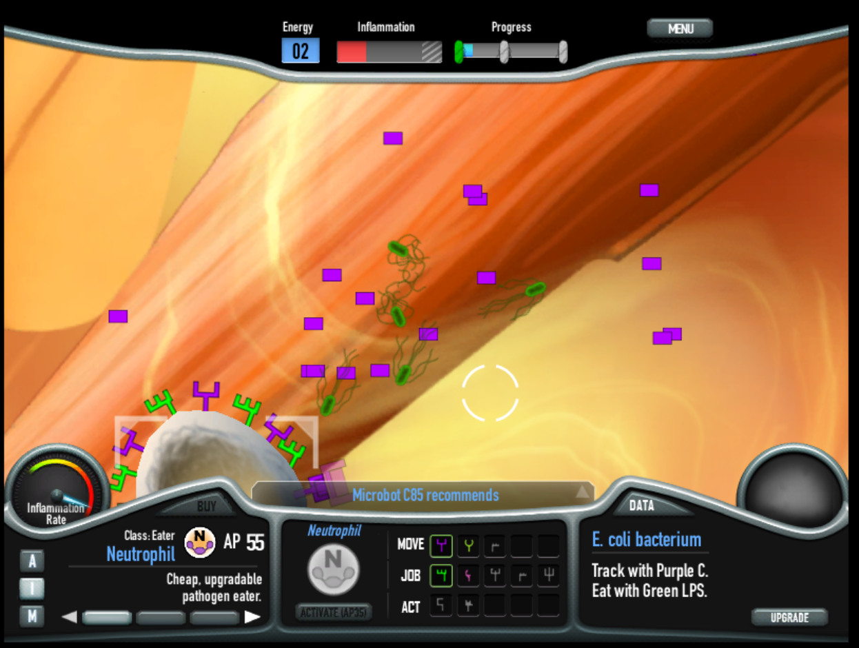 Serious Games Increasing Knowledge of Molecular Behavior