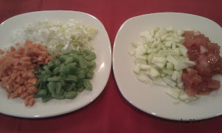 Arroz integral con verduras