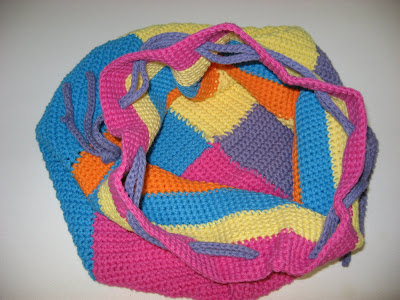 Crocheted Swirling Bag ~ So Fun!