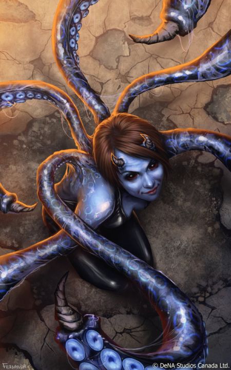 fernanda suarez ilustrações fantasia mulheres Tentáculos fernanda suarez ilustrações fantasia mulheres Tentáculos