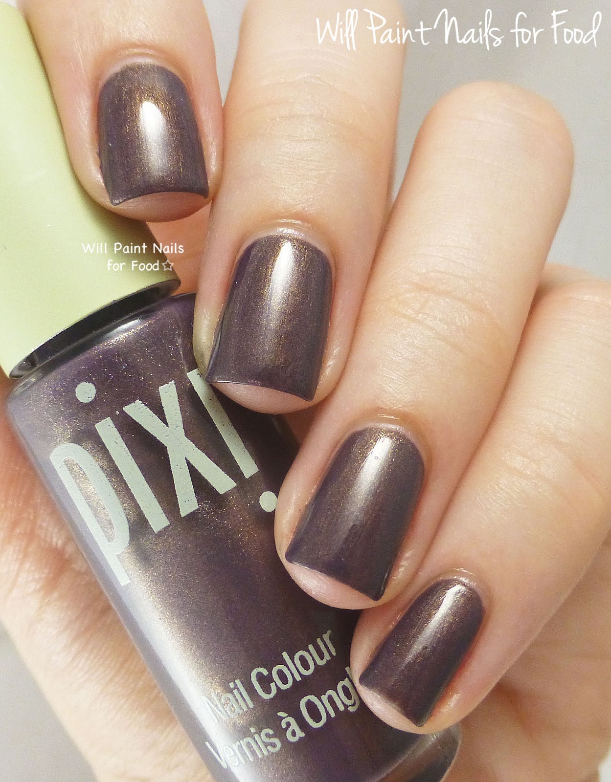Pixi Nail Colour in Classy Cocoa swatch