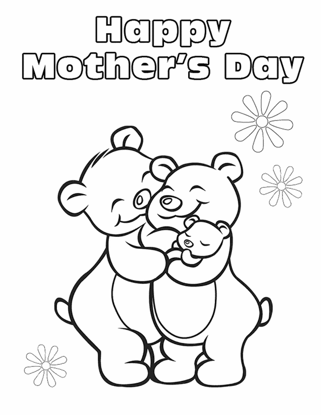 mothers day 2012 news Happy Mothers Day Coloring Pages