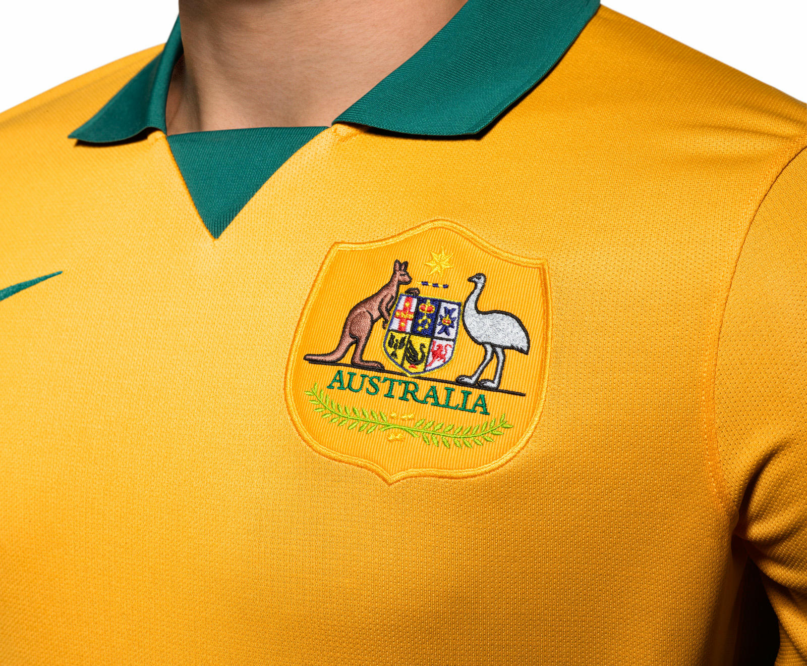 Australia 2014 World Cup Home and Away Kits Released Footy Headlines