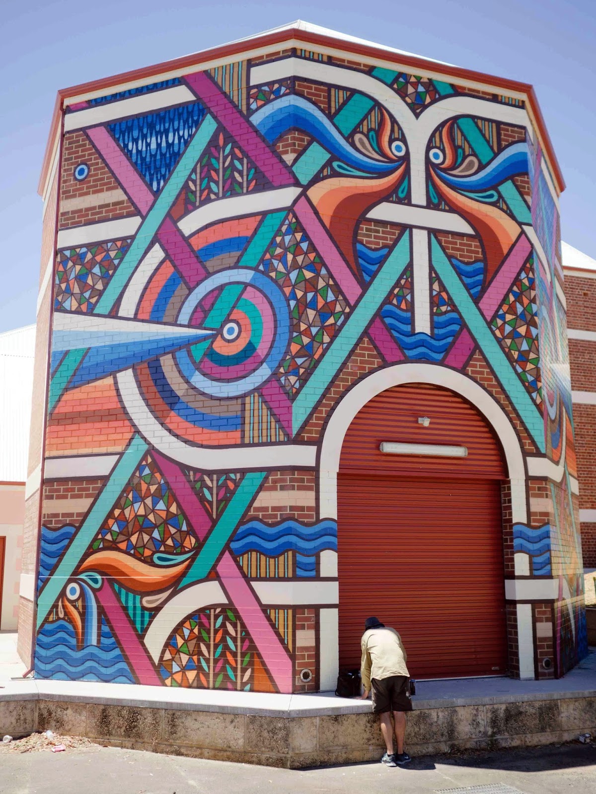 Beastman creates a new mural for Re.Discover in Bunbury, Australia