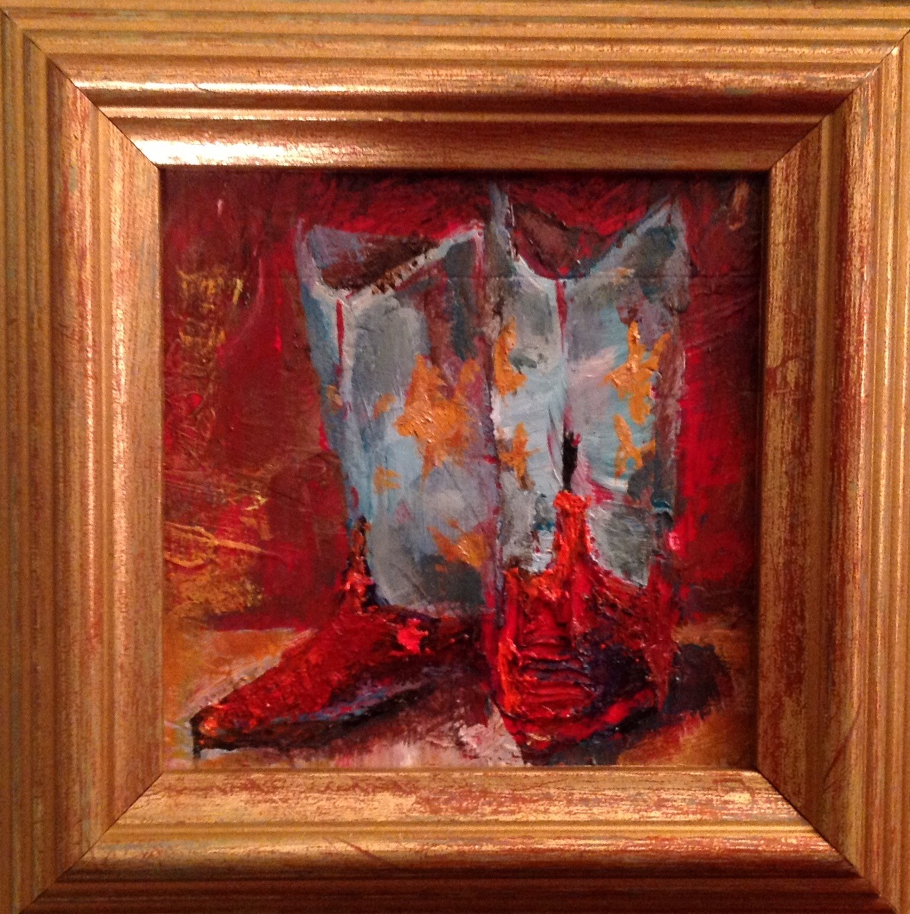 Kathleen Harrington Paints Seaside Art Gallery Miniature Show