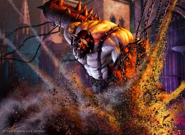 As incríveis e sombrias ilustrações de fantasia para games de Steve Argyle Steve Argyle deviantart ilustrações fantasia games