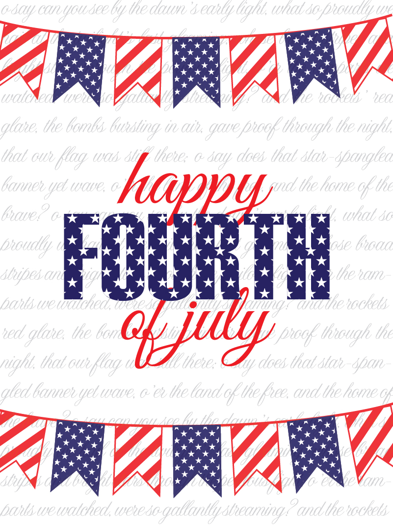 Happy happy fourth of July y'all! I'm off to enjoy the weekend with my