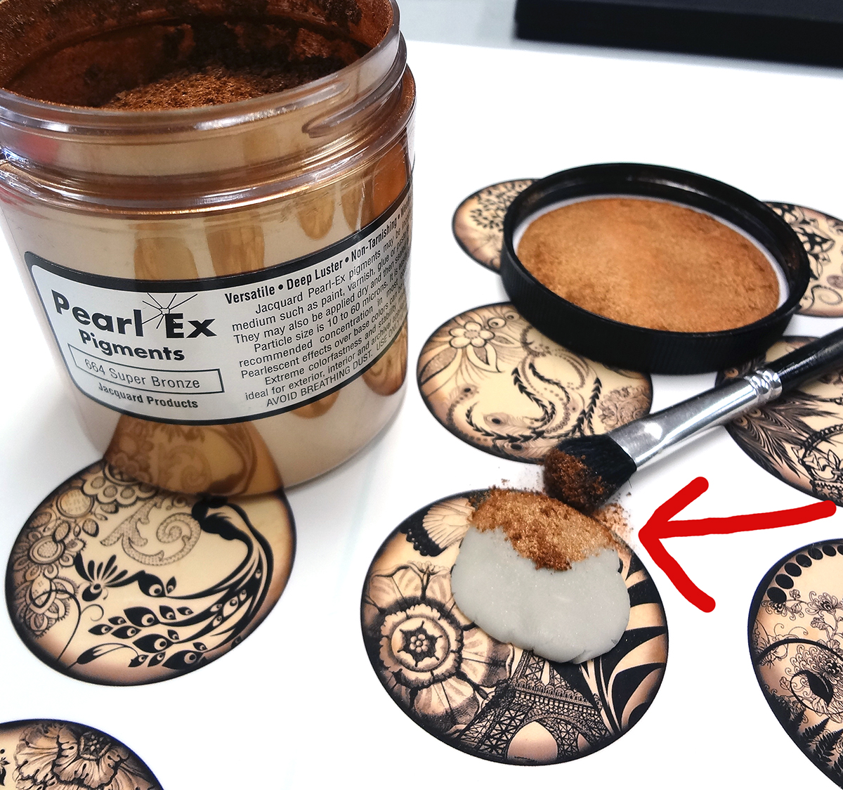 Resin Crafts Jewelry Clay Transfers With Print 'n Press