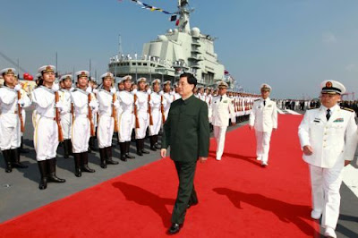 Peresmian kapal induk China Liaoning