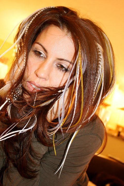 feather hair extensions pictures. feather hair extensions in