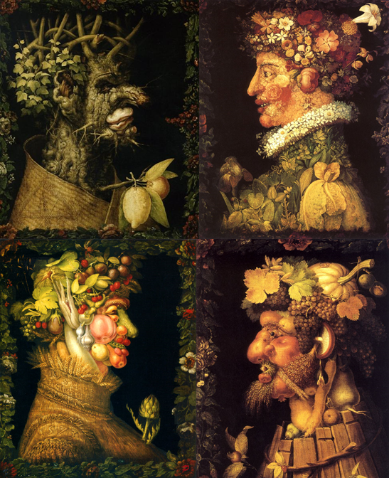 RÃ©sultat de recherche d'images pour "4 saisons arcimboldo"