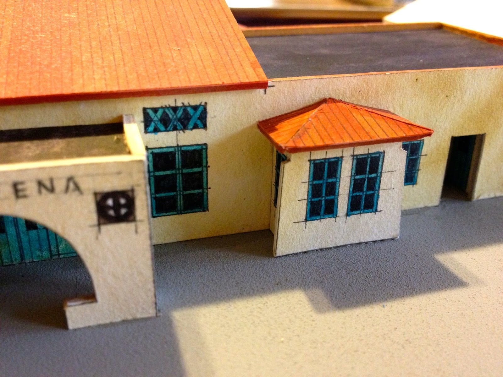 Art and Life Pasadena Train Station Model Part 5