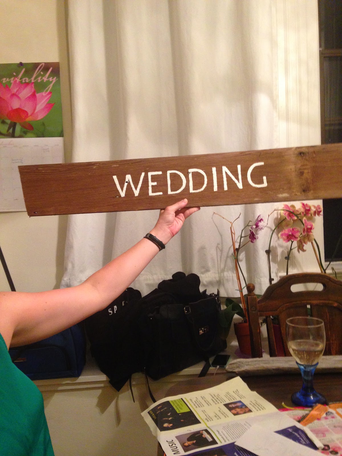 Crafternoon Delight DIY Wood Wedding Signs